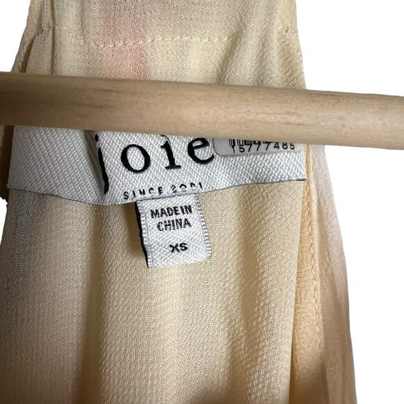 Joie Marcy Cream Tie Dye Printed Keyhole Sleeveless Halter Midi Dress Size XS - Picture 8 of 15